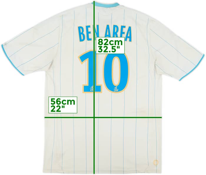 2009-10 Olympique Marseille Home Shirt Ben Arfa #10 - 5/10 - (L)