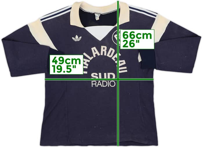 1983-84 Bordeaux Home L/S Shirt #9 - 7/10 - (M)