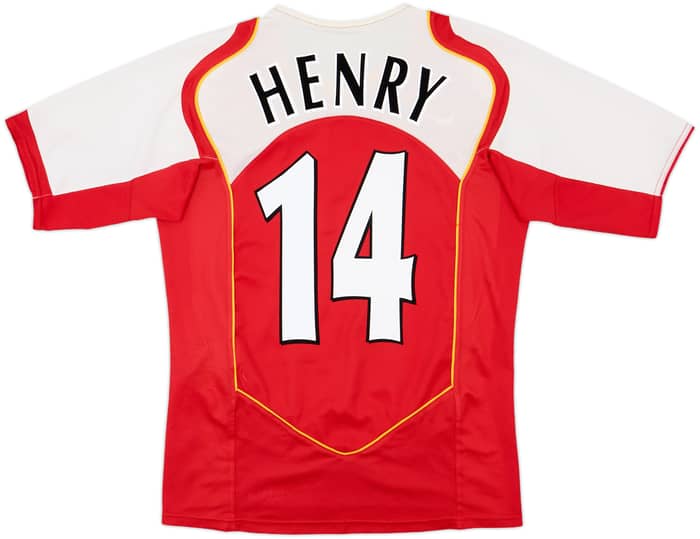 2004-05 Arsenal Home Shirt Henry #14 - 6/10 - (M)
