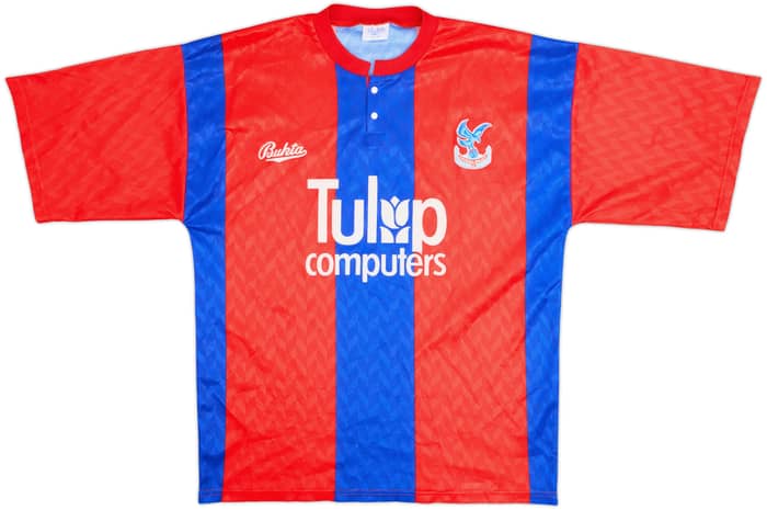 1991-92 Crystal Palace Home Shirt - 8/10 - (L)