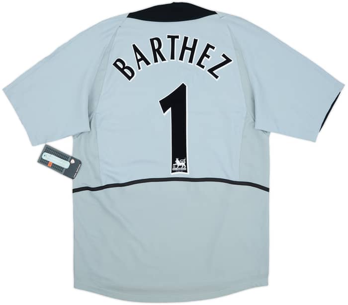2002-04 Manchester United GK S/S Shirt Barthez #1 (M)