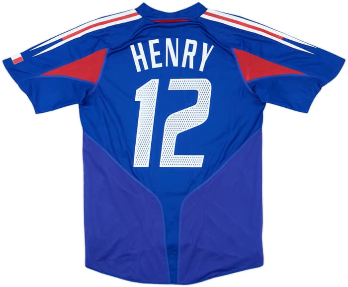 2004-06 France Player Issue Home Shirt Henry #12 - 8/10 - (M)