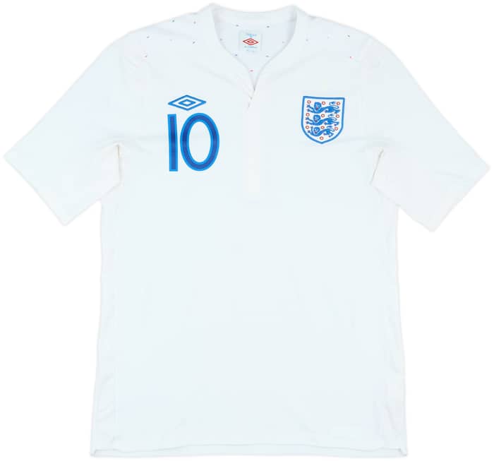 2010-11 England Home Shirt Rooney #10 - 9/10 - (M)