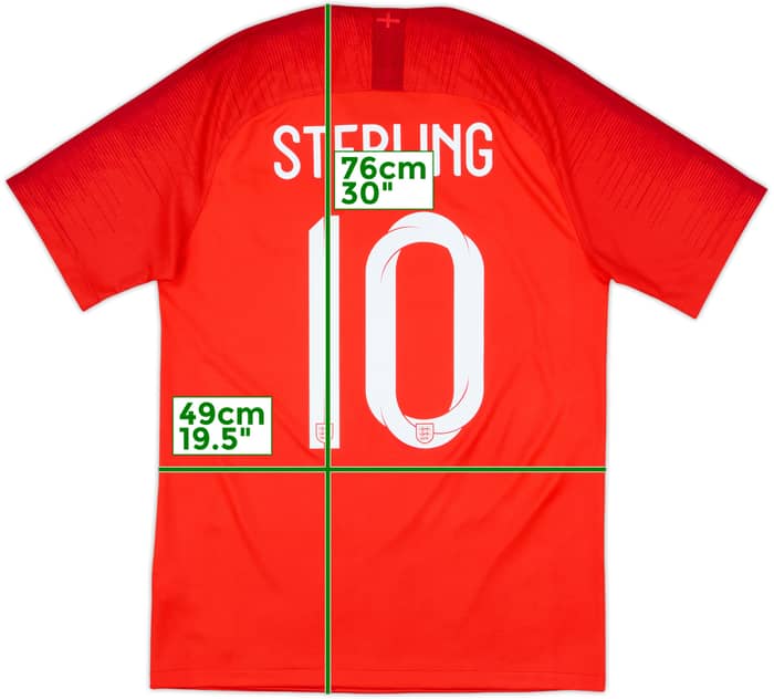 2018-19 England Away Shirt Sterling #10 - 10/10 - (S)