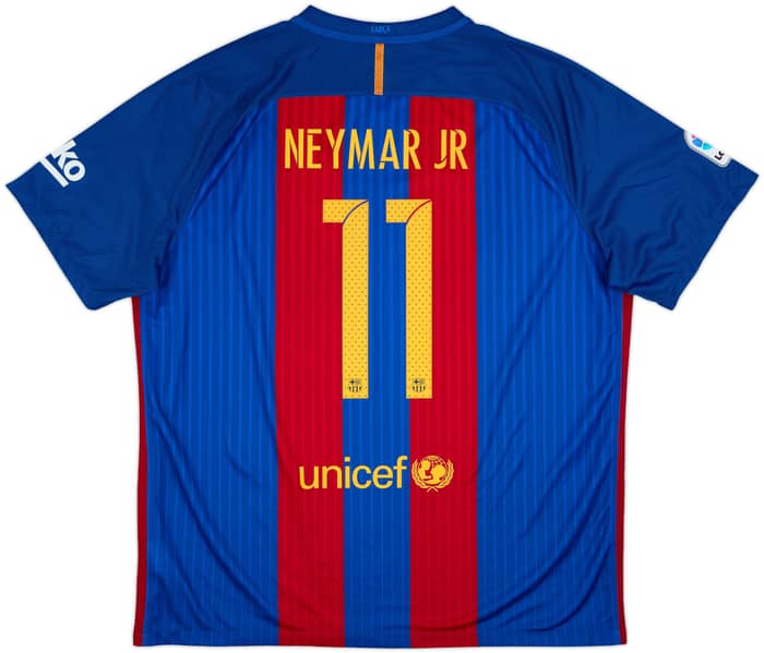 2016-17 Barcelona Home Shirt Neymar Jr #11 (XXL)