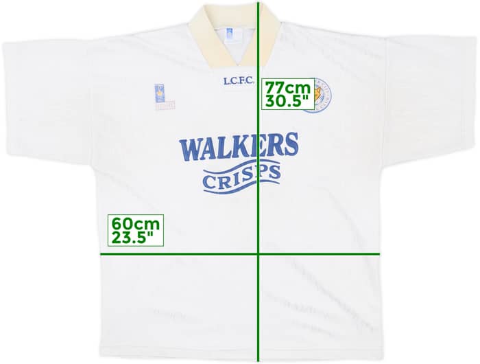 1992-94 Leicester Away Shirt - 6/10 - (XL)