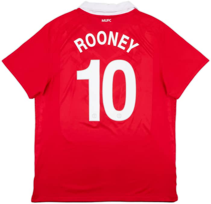 2010-11 Manchester United Player Issue Home Shirt Rooney #10 - 8/10 - (XXL)