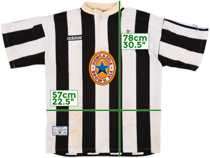 1995-97 Newcastle Home Shirt - 4/10 - (XL)