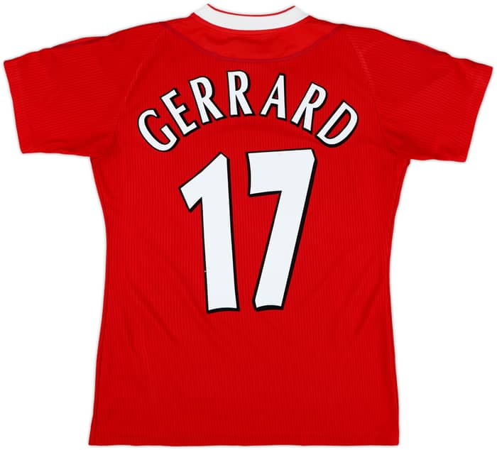 2002-04 Liverpool Home Shirt Gerrard #8 - 8/10 - (Women's S)