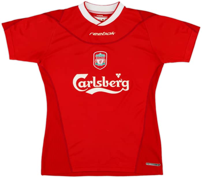 2002-04 Liverpool Home Shirt Gerrard #8 - 8/10 - (Women's S)