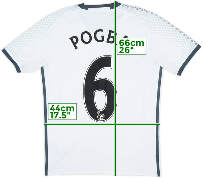 2016-17 Manchester United Third Shirt Pogba #6 - 8/10 - (XS)