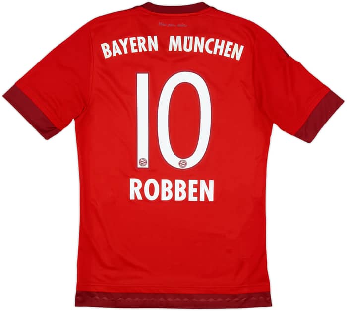 2015-16 Bayern Munich Home Shirt Robben #10 - 6/10 - (S)
