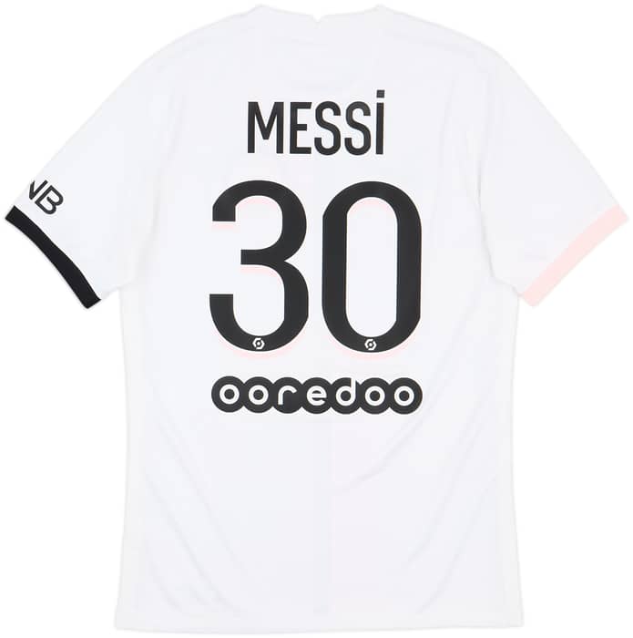 2021-22 Paris Saint-Germain Away Shirt Messi #30 - 5/10 - (S)