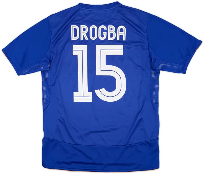 2005-06 Chelsea Centenary Home Shirt Drogba #15 - 6/10 - (L)
