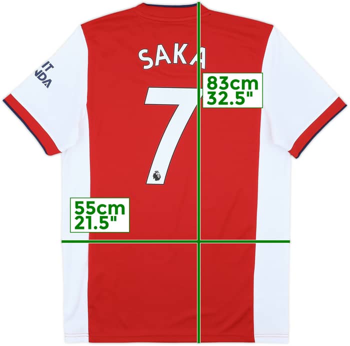 2021-22 Arsenal Home Shirt Saka #7 (L)