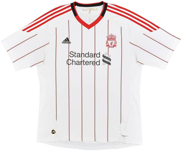 2010-11 Liverpool Away Shirt Gerrard #8 - 5/10 - (XL)