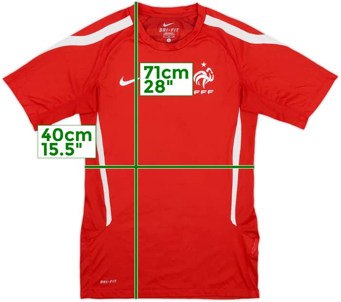 2011-12 France Nike Training Shirt - 8/10 - (S)