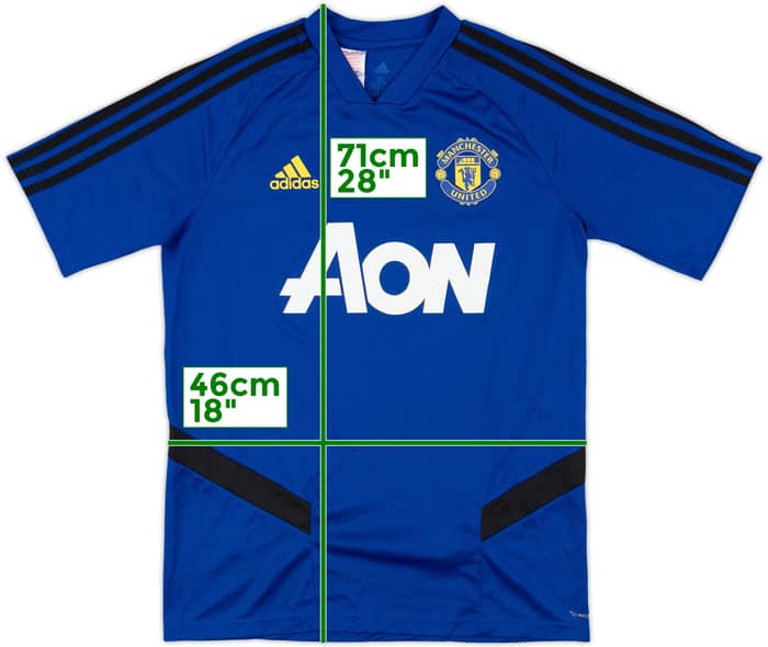 2019-20 Manchester United adidas Training Shirt - 8/10 - (XL.Boys)