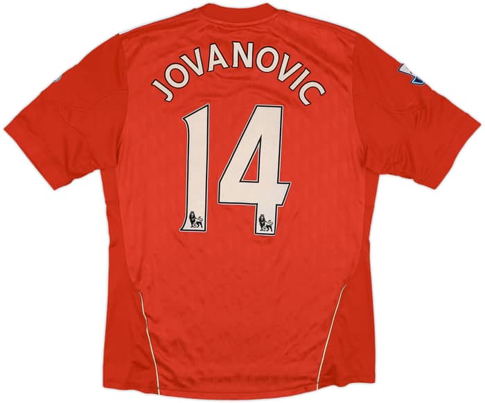 2010-12 Liverpool Home Shirt Jovanovic #14 - 4/10 - (L)