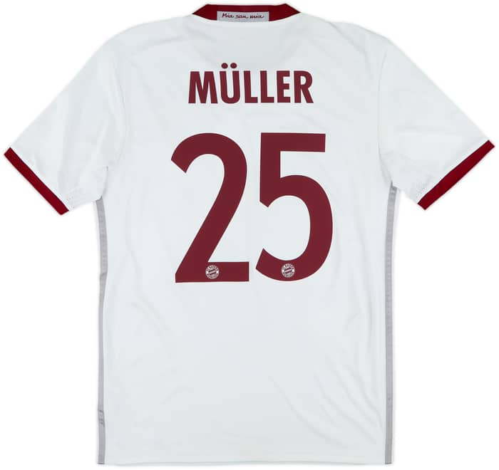 2016-17 Bayern Munich Third Shirt Muller #25 - 7/10 - (S)
