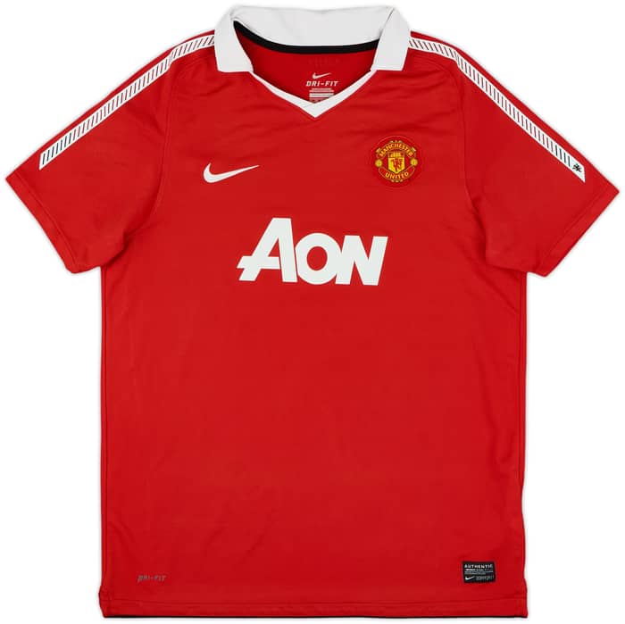 2010-11 Manchester United Home Shirt - 9/10 - (XL.Boys)