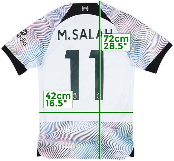 2022-23 Liverpool Away Shirt M.Salah #11 - 9/10 - (XS)