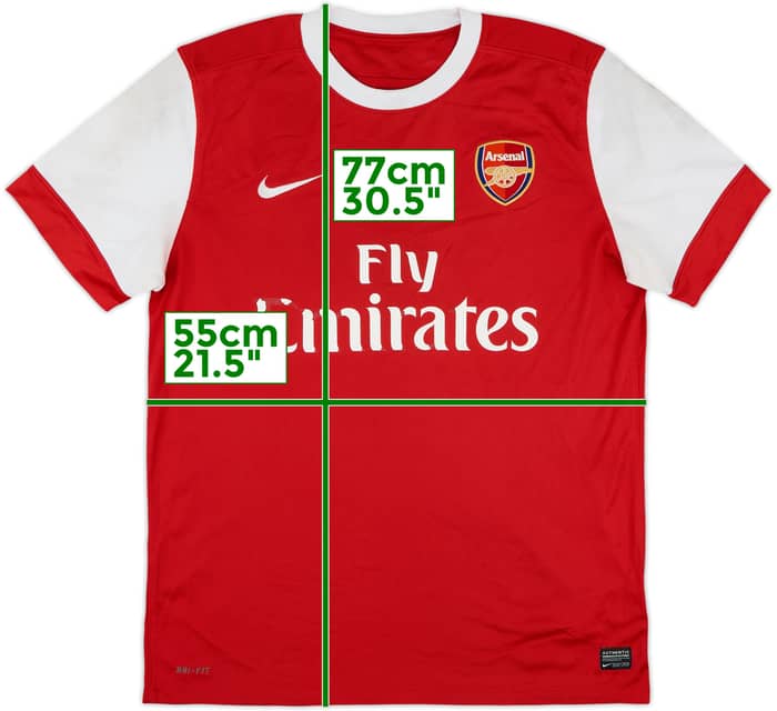 2010-11 Arsenal Home Shirt - 4/10 - (L)