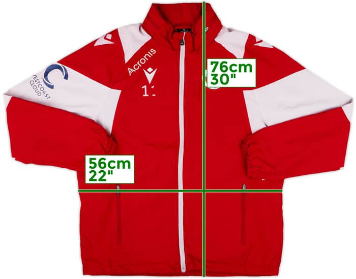 2019-20 Reading Player Issue Macron Track Jacket - 5/10 - (M)