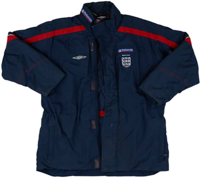 2004-06 England Umbro Padded Bench Coat - 3/10 - (S)