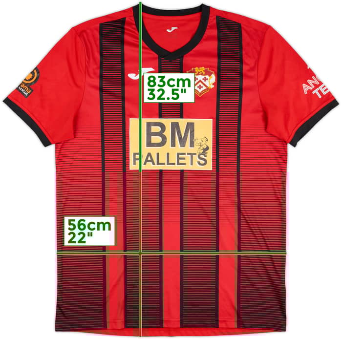 2020-21 Kettering Town Match Issue Home Shirt #24