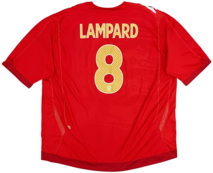 2006-08 England Away Shirt Lampard #8 - 8/10 - (3XL)