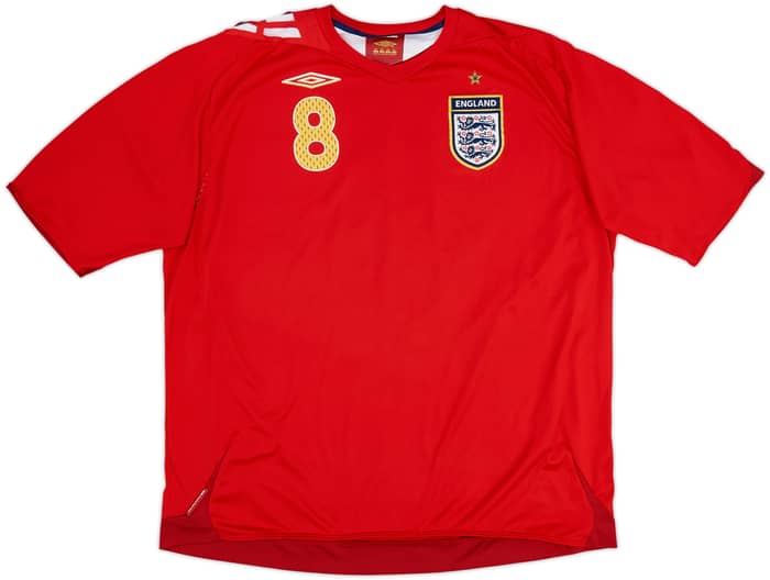 2006-08 England Away Shirt Lampard #8 - 8/10 - (3XL)