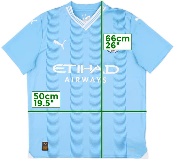 2023-24 Manchester City Home Shirt - 5/10 - (XL.Boys)