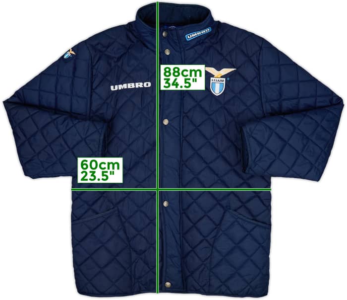 1996-97 Lazio Umbro Padded Bench Coat - 9/10 - (L)