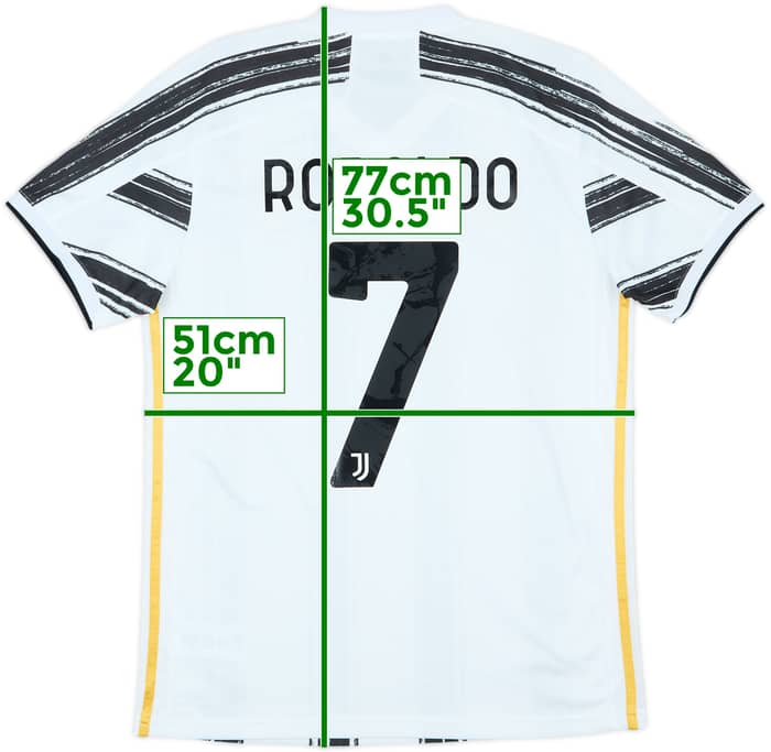 2020-21 Juventus Home Shirt Ronaldo #7 - 9/10 - (M)