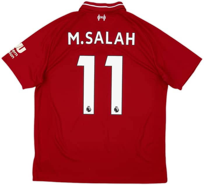 2018-19 Liverpool Home Shirt M.Salah #11 - 7/10 - (XL.Boys)