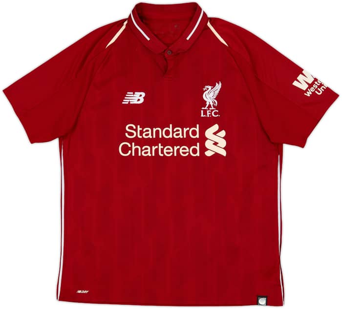 2018-19 Liverpool Home Shirt M.Salah #11 - 7/10 - (XL.Boys)