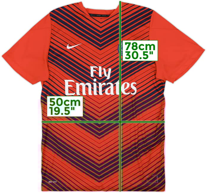 2014-15 Paris Saint-Germain Nike Training Shirt - 6/10 - (XL)