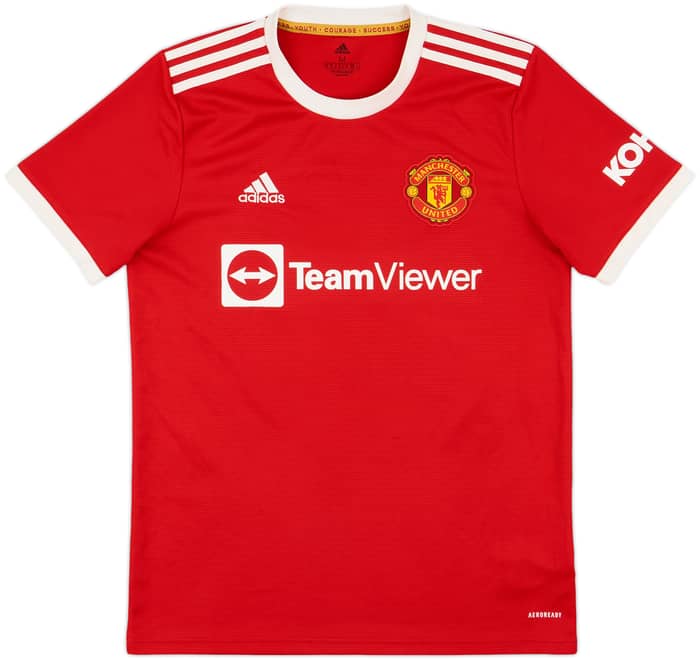 2021-22 Manchester United Home Shirt Sancho #25 - 8/10 - (M)