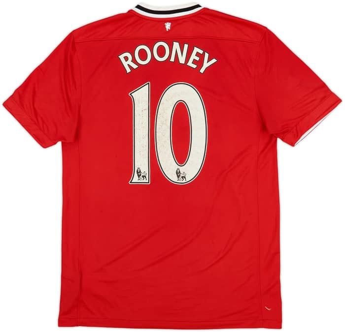 2011-12 Manchester United Home Shirt Rooney #10 - 6/10 - (M)