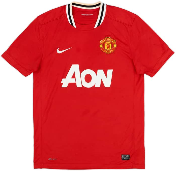 2011-12 Manchester United Home Shirt Rooney #10 - 6/10 - (M)