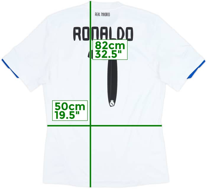 2010-11 Real Madrid Home Shirt Ronaldo #7 - 9/10 - (L)