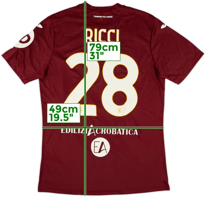 2023-24 Torino Basic Home Shirt Ricci #28 (L)