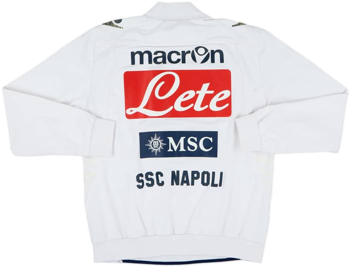 2013-14 Napoli Macron 1/4 Zip Drill Top - 5/10 - (M)
