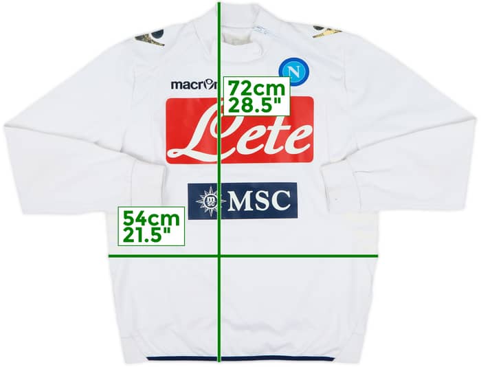 2013-14 Napoli Macron 1/4 Zip Drill Top - 5/10 - (M)