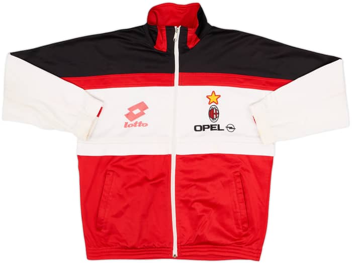 1994-95 AC Milan Lotto Track Jacket - 8/10 - (L.Boys)