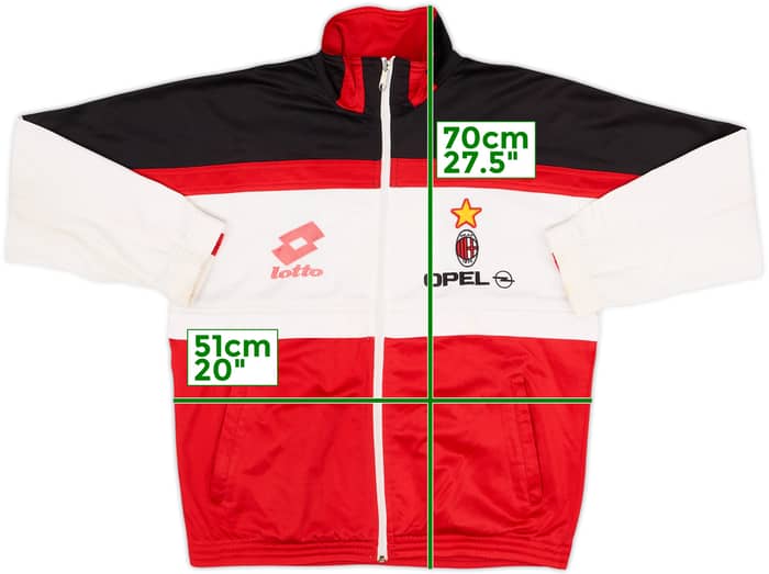 1994-95 AC Milan Lotto Track Jacket - 8/10 - (L.Boys)