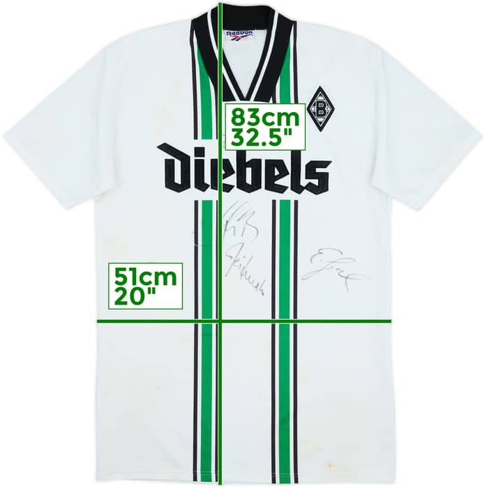 1996-97 Borussia Monchengladbach Signed Home Shirt - 5/10 - (M)