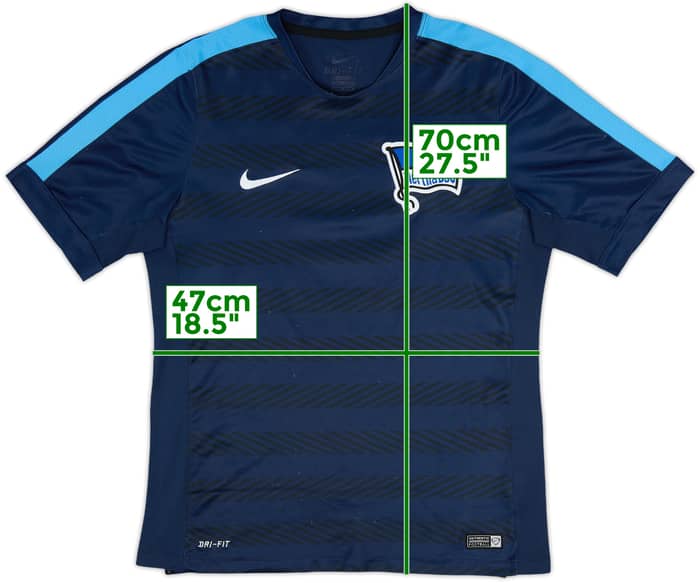 2014-15 Hertha Berlin Nike Training Shirt - 7/10 - (M)