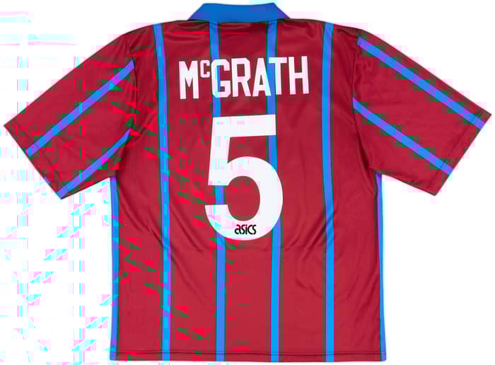 1993-95 Aston Villa Home Shirt McGrath #5 - 8/10 - (L)